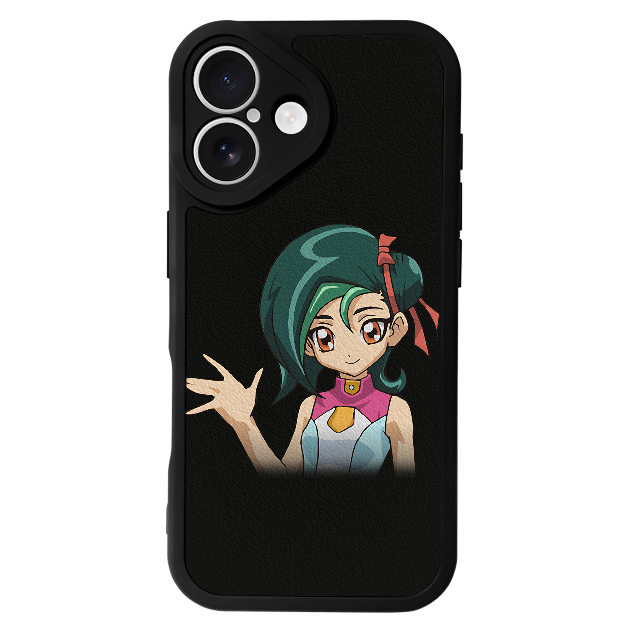 遊☆戯☆王 Yu-Gi-Oh! 【iPhone 16シリーズ対応】シリコンスマホケース（レザー調） 材質：シリコン